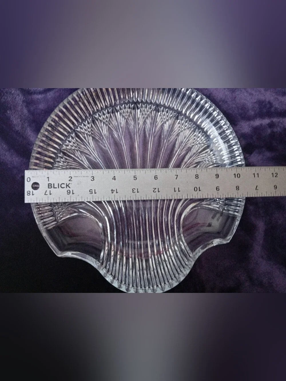 Vintage Studio Nova Glass Serving Dish. Like new.